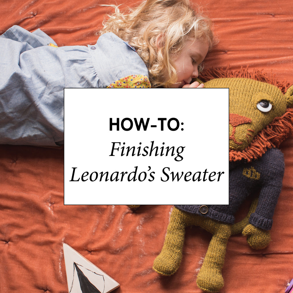 How-To: Finishing Leonardo's Sweater