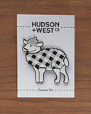 Hipster Sheep Pin